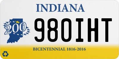 IN license plate 980IHT