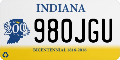 IN license plate 980JGU