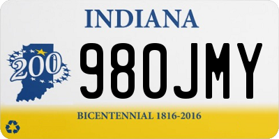 IN license plate 980JMY