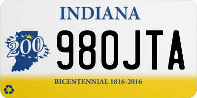IN license plate 980JTA