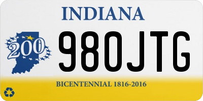 IN license plate 980JTG