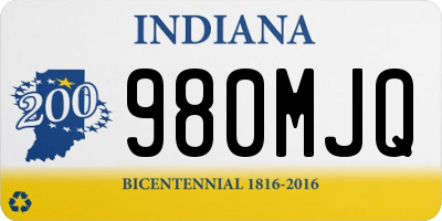 IN license plate 980MJQ