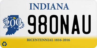 IN license plate 980NAU