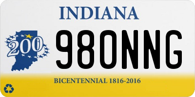 IN license plate 980NNG