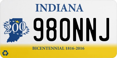 IN license plate 980NNJ