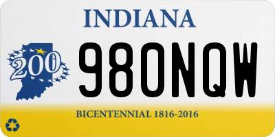 IN license plate 980NQW