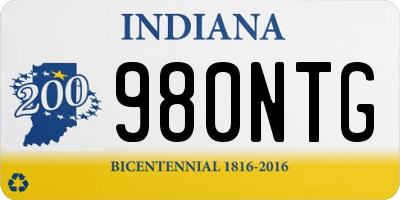 IN license plate 980NTG