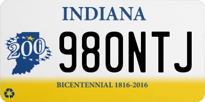 IN license plate 980NTJ