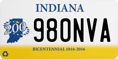 IN license plate 980NVA