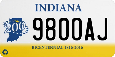 IN license plate 980OAJ