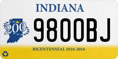IN license plate 980OBJ