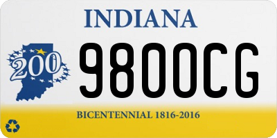 IN license plate 980OCG