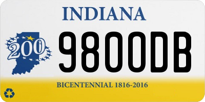 IN license plate 980ODB