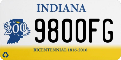 IN license plate 980OFG