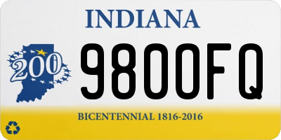 IN license plate 980OFQ