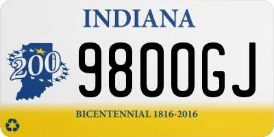 IN license plate 980OGJ