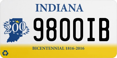 IN license plate 980OIB