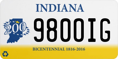 IN license plate 980OIG