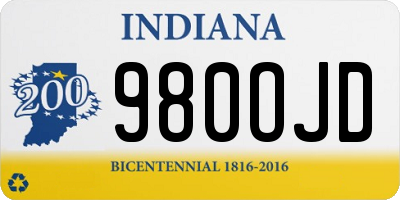 IN license plate 980OJD