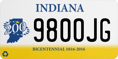 IN license plate 980OJG