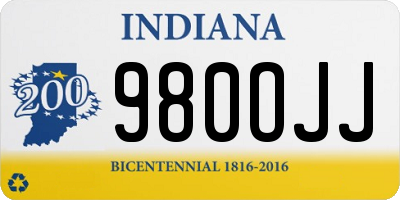 IN license plate 980OJJ