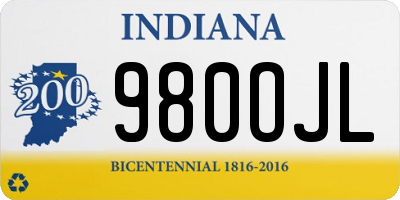 IN license plate 980OJL