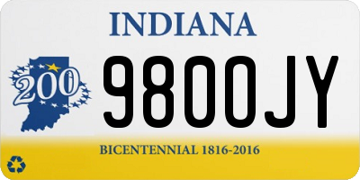 IN license plate 980OJY