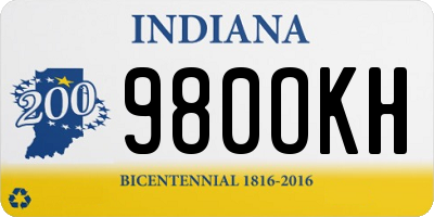 IN license plate 980OKH