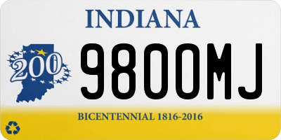 IN license plate 980OMJ