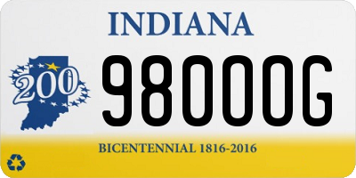 IN license plate 980OOG