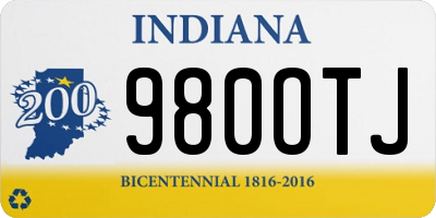 IN license plate 980OTJ