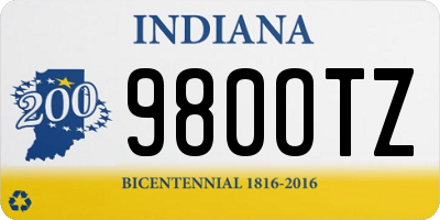 IN license plate 980OTZ