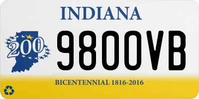 IN license plate 980OVB
