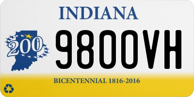 IN license plate 980OVH
