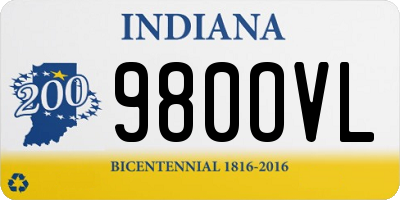 IN license plate 980OVL