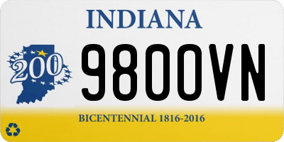 IN license plate 980OVN