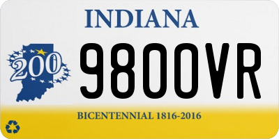 IN license plate 980OVR
