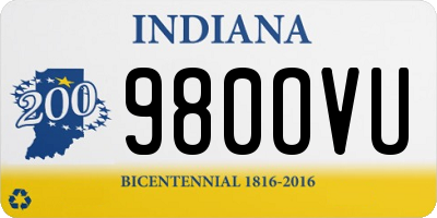 IN license plate 980OVU