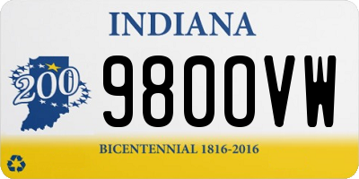 IN license plate 980OVW