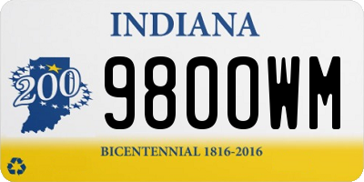 IN license plate 980OWM