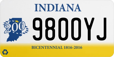 IN license plate 980OYJ