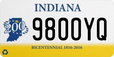 IN license plate 980OYQ