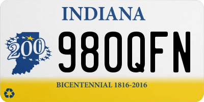 IN license plate 980QFN