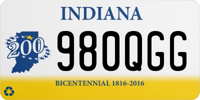 IN license plate 980QGG