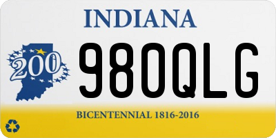 IN license plate 980QLG