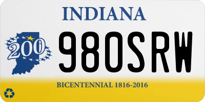 IN license plate 980SRW