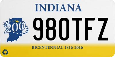 IN license plate 980TFZ