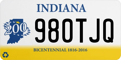 IN license plate 980TJQ