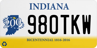 IN license plate 980TKW