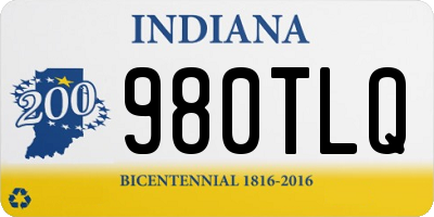 IN license plate 980TLQ